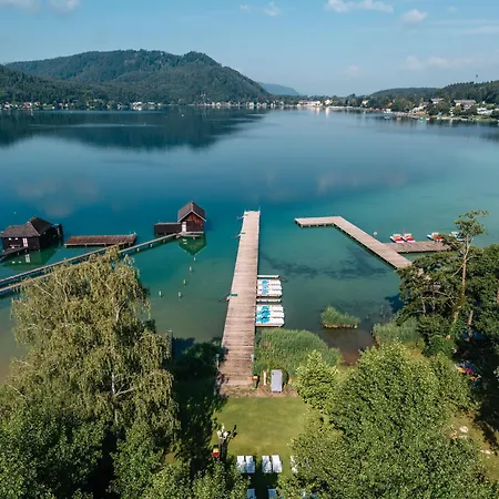 Fruehstueck Terrasse Mit 1 Schlafzimmer Appartement Unterburg am Klopeiner See