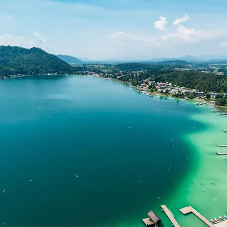 Fruehstueck Terrasse Mit 1 Schlafzimmer 아파트 Unterburg am Klopeiner See